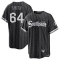Odoa C.White Sox #64 Shane Smith Player Black City Connect Home Game Stitched Jerseys