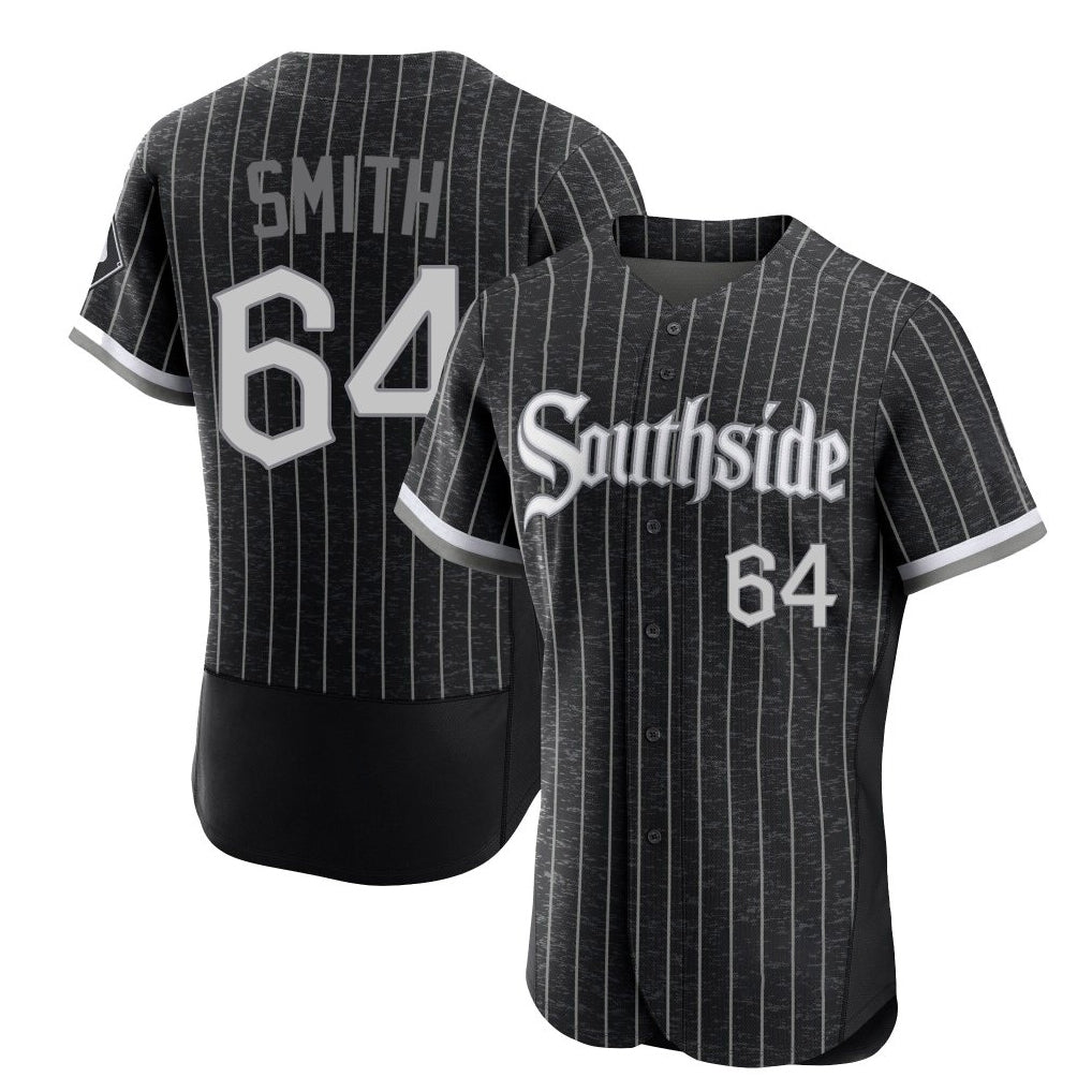 Odoa C.White Sox #64 Shane Smith Player Black City Connect Limited Elite Home Stitched Jerseys
