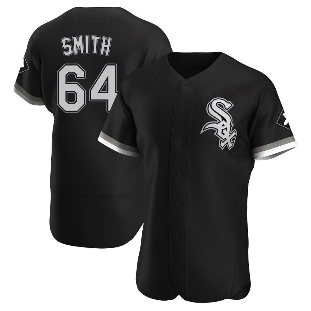 Odoa C.White Sox #64 Shane Smith Player Black Limited Elite Home Stitched Jerseys