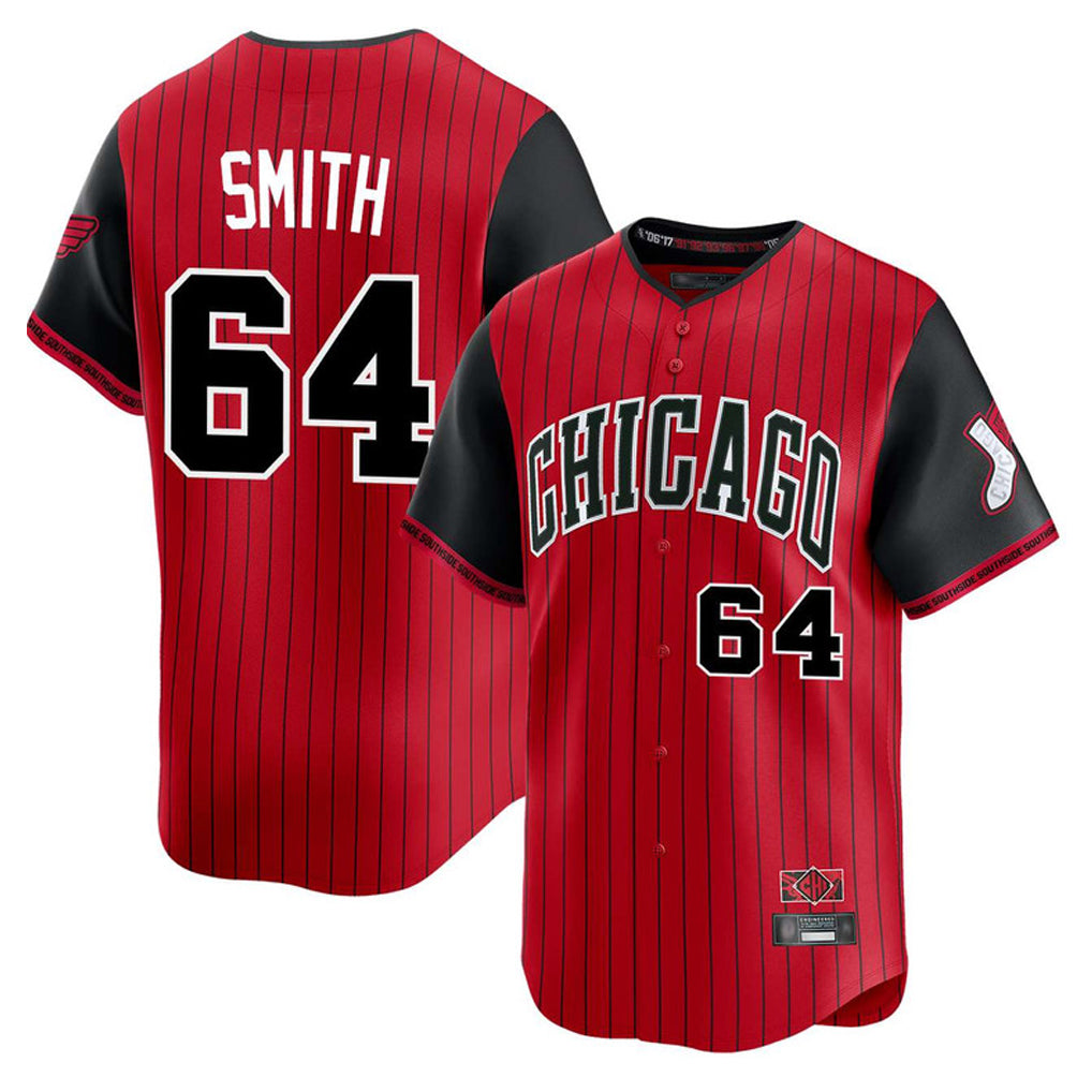 Odoa C.White Sox #64 Shane Smith Player Red City Connect Limited Home Stitched Jerseys