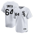 Odoa C.White Sox #64 Shane Smith Player White Stripe Limited Home Stitched Jerseys