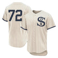 Odoa C.White Sox #72 Carlton Fisk Player Cream Field of Dreams Limited Elite Home Stitched Jerseys