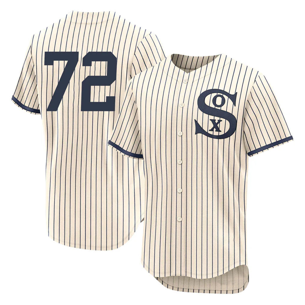 Odoa C.White Sox #72 Carlton Fisk Player Cream Field of Dreams Limited Elite Home Stitched Jerseys