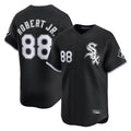Odoa C.White Sox #88 Luis Robert Jr Player Black Limited Home Stitched Jerseys