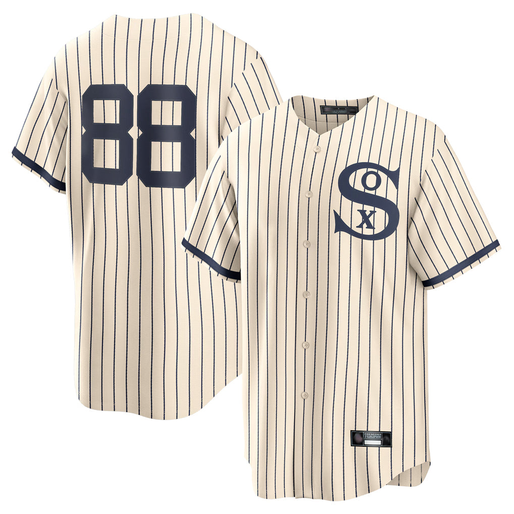 Odoa C.White Sox #88 Luis Robert Jr Player Cream Field of Dreams Home Game Stitched Jerseys