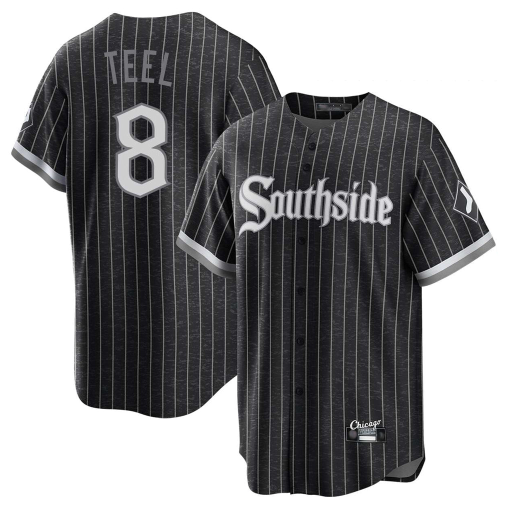 Odoa C.White Sox #8 Kyle Teel Player Black City Connect Home Game Stitched Jerseys
