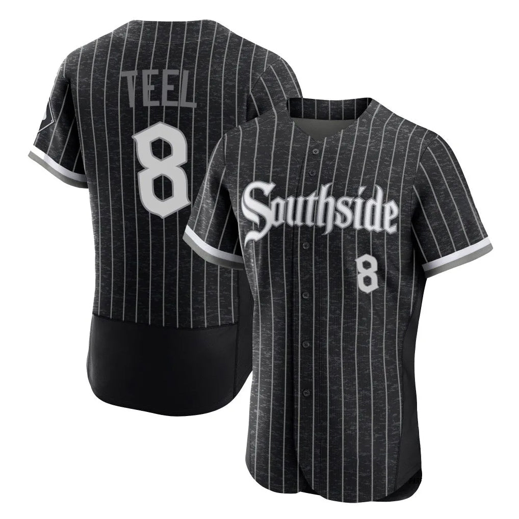 Odoa C.White Sox #8 Kyle Teel Player Black City Connect Limited Elite Home Stitched Jerseys