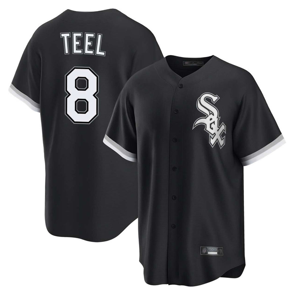 Odoa C.White Sox #8 Kyle Teel Player Black Home Game Stitched Jerseys