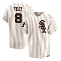 Odoa C.White Sox #8 Kyle Teel Player Cream Cooperstown Collection Limited Home Stitched Jerseys