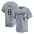 Odoa C.White Sox #8 Kyle Teel Player Gray Road Limited Home Stitched Jerseys