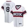 Odoa C.White Sox #8 Kyle Teel Player White T-shirt Home Game Stitched Jerseys