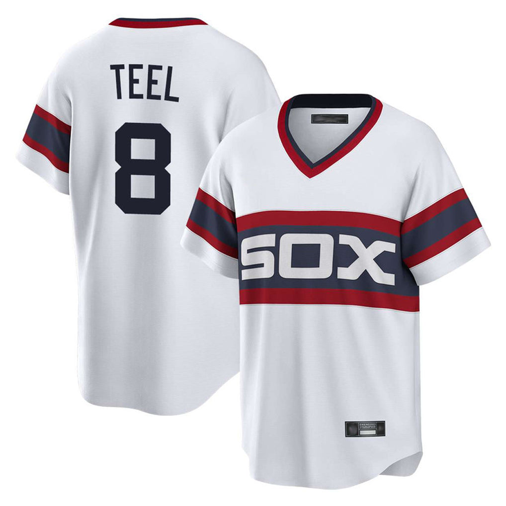 Odoa C.White Sox #8 Kyle Teel Player White T-shirt Home Game Stitched Jerseys