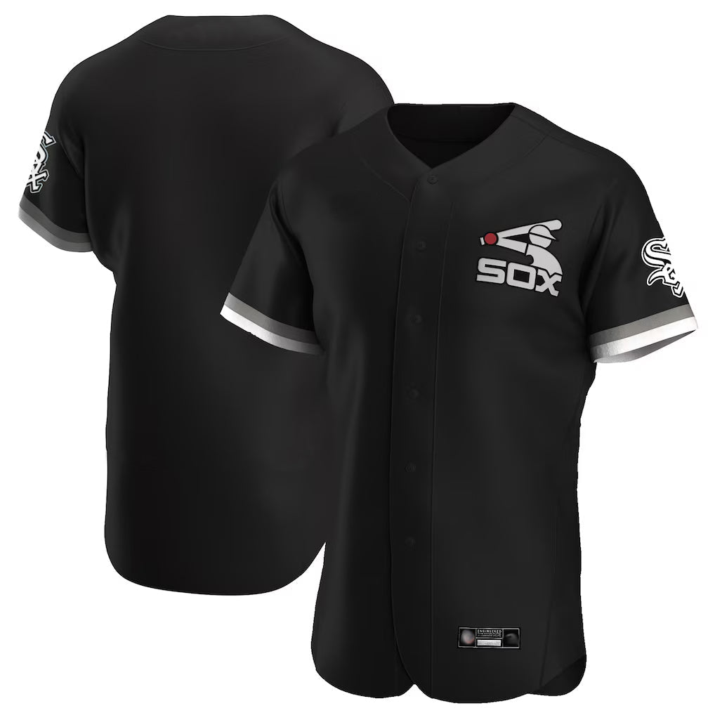 Odoa C.White Sox ## White Sox Blank Player Black Limited Elite Home Game Stitched Jerseys