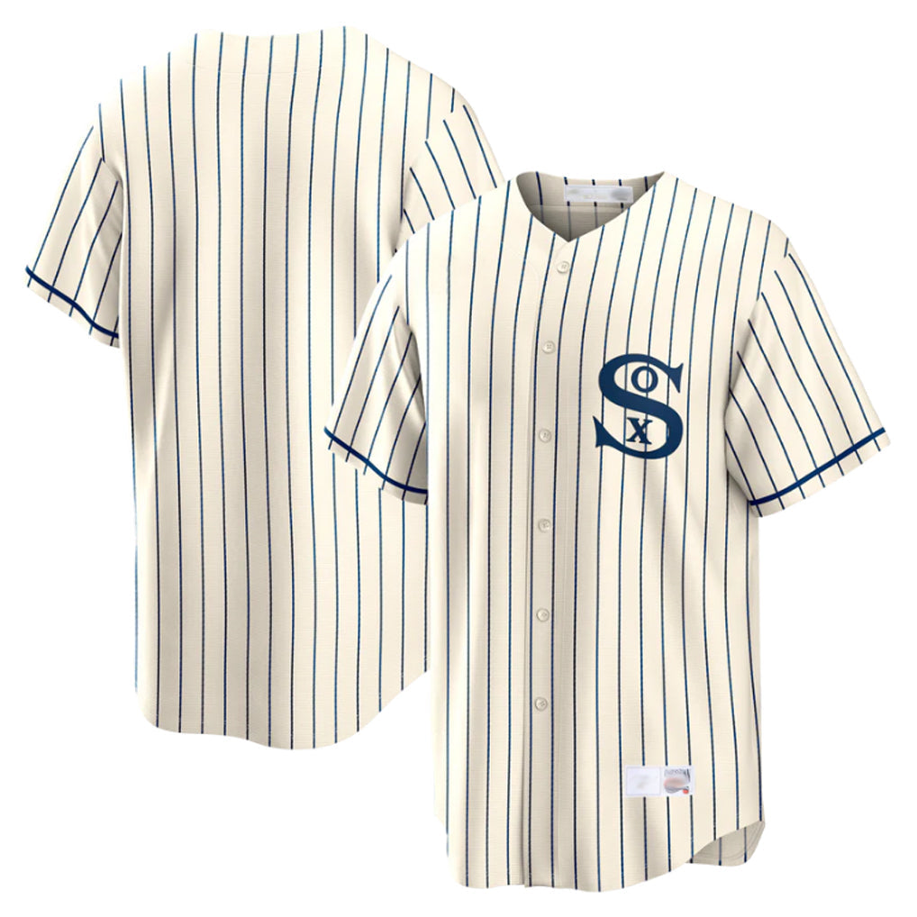 Odoa C.White Sox ## White Sox Blank Player Cream Cooperstown Collection Field of Dreams Home Stitched Jerseys