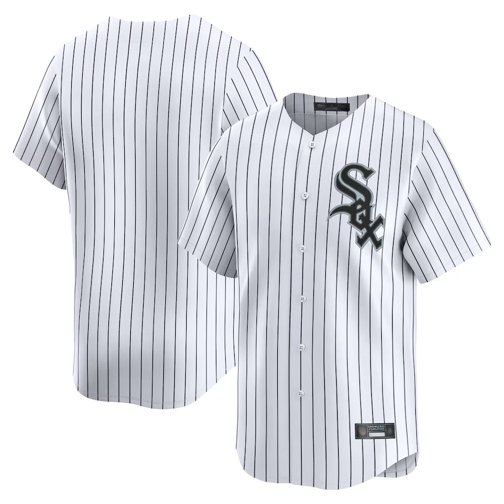 Odoa C.White Sox ## White Sox Blank Player White Stripe Limited Home Stitched Jerseys