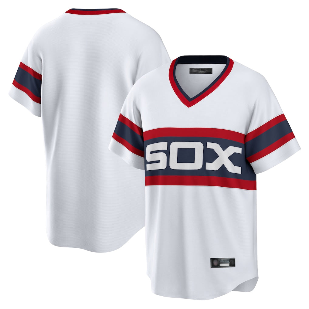 Odoa C.White Sox ## White Sox Blank Player White T-shirt Home Game Stitched Jerseys