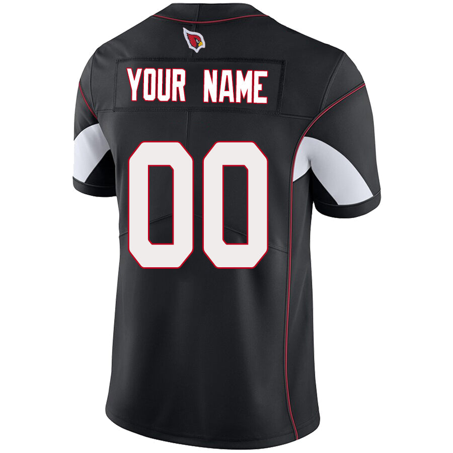 Odoa Custom A.Cardinals Black Vapor Untouchable Elite Stitched Jerseys