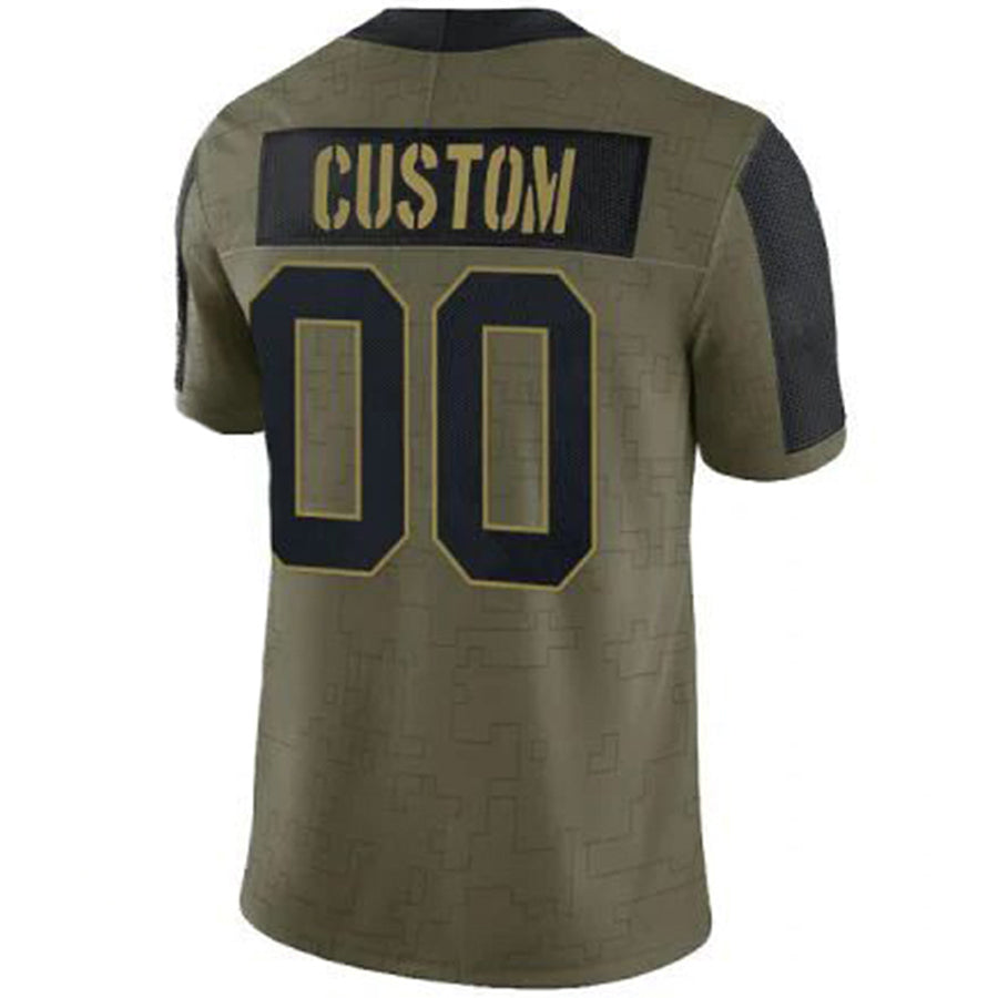 Odoa Custom A.Cardinals Olive Salute To Service Limited Stitched Jerseys