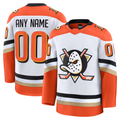 Odoa Custom A.Ducks White Away Premium Jerseys