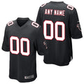 Odoa Custom A.Falcons Black Alternate Game Stitched Jerseys