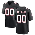 Odoa Custom A.Falcons Black Throwback Limited Home Game Any Name & Numbers Stitched Jerseys
