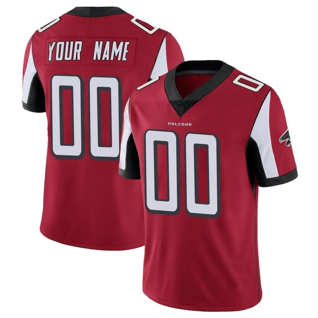 Odoa Custom A.Falcons Red Color Vapor Untouchable Limited Home Game Any Name & Numbers Stitched Jerseys