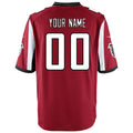 Odoa Custom A.Falcons Red Game Stitched Jerseys