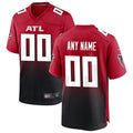 Odoa Custom A.Falcons Red Replica Home Game Stitched Jerseys