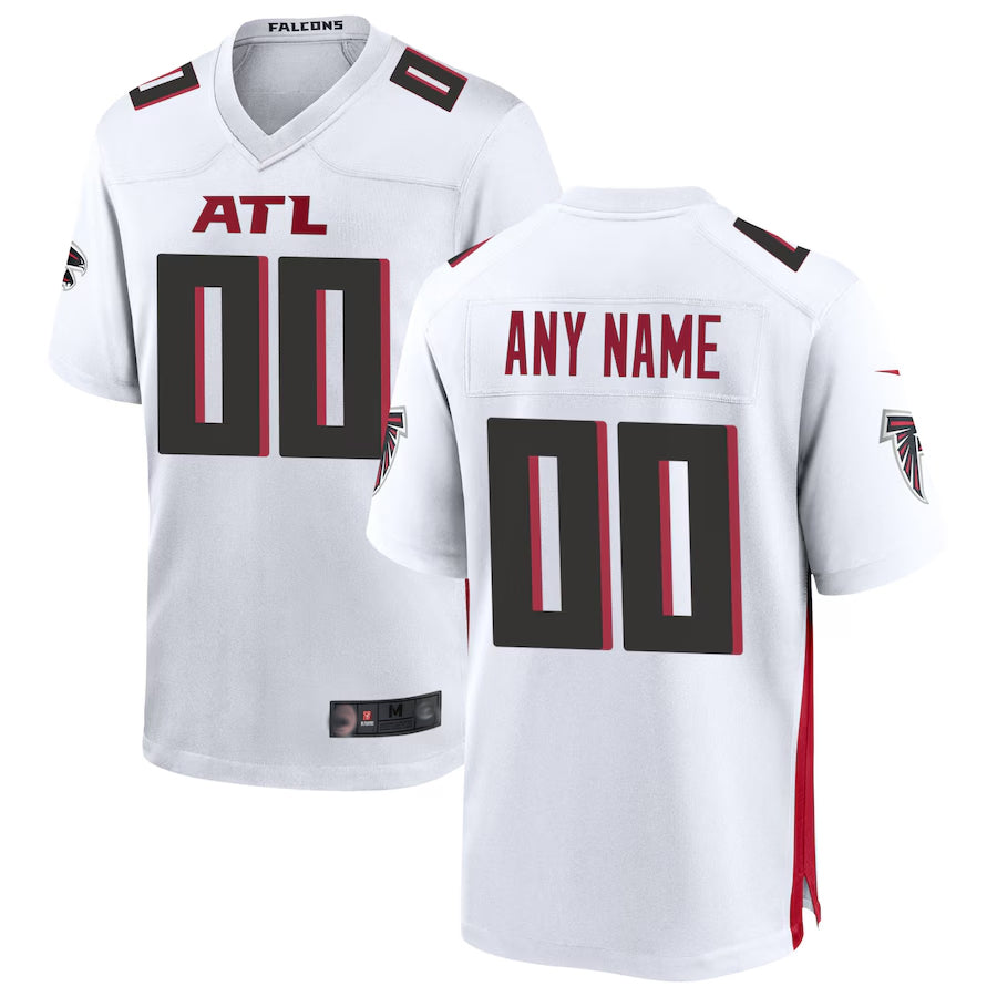 Odoa Custom A.Falcons White Home Game Stitched Jerseys