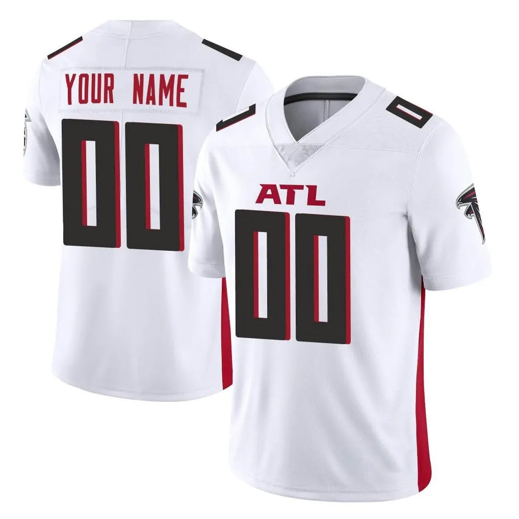 Odoa Custom A.Falcons White Vapor Untouchable Limited Home Game Any Name & Numbers Stitched Jerseys