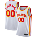 Odoa Custom A.Hawks White 202021 Swingman Jerseys - Association Edition