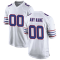 Odoa Custom B.Bills White Alternate Game Stitched Jerseys