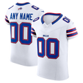 Odoa Custom B.Bills White Vapor F.U.S.E. Elite Stitched Jerseys