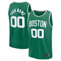 Odoa Custom B.Celtics Kelly Green Fast Break Jerseys - Icon Edition