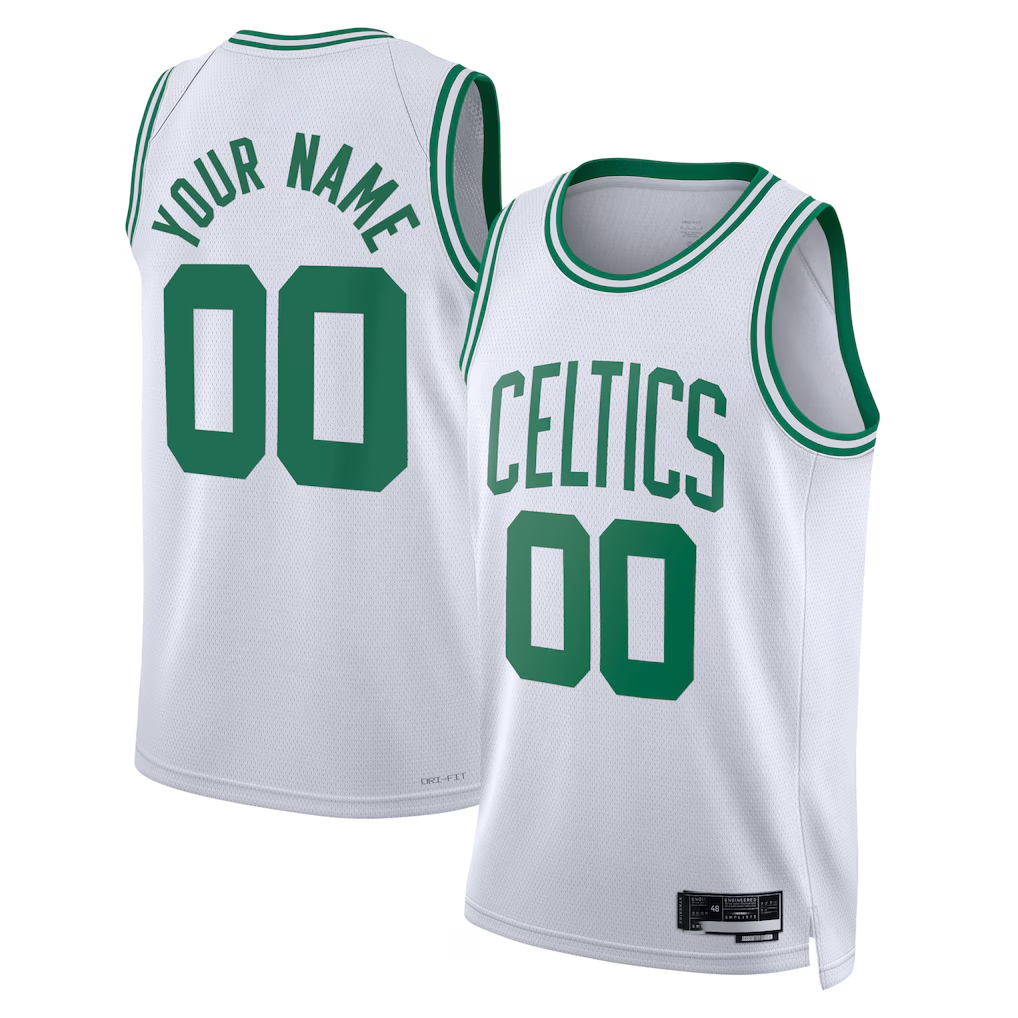 Odoa Custom B.Celtics White Swingman Jerseys - Association Edition