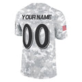 Odoa Custom B.Ravens Arctic Camo Salute to Service Limited Any Name & Numbers Stitched Jerseys