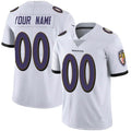 Odoa Custom B.Ravens White Vapor F.U.S.E. Limited Stitched Jerseys