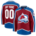 Odoa Custom C.Avalanche Burgundy Home Premium Jerseys