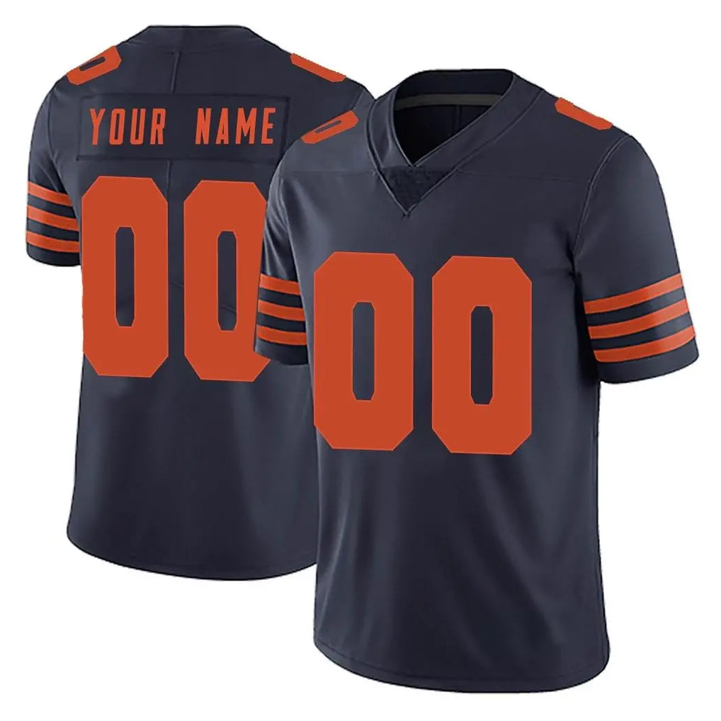 Odoa Custom C.Bears Navy Blue Alternate Vapor Untouchable Limited Any Name & Numbers Stitched Jerseys