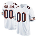 Odoa Custom C.Bears White Home Game Any Name & Numbers Stitched Jerseys