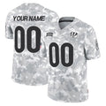Odoa Custom C.Bengals Arctic Camo Salute to Service Limited Any Name & Numbers Stitched Jerseys