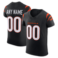 Odoa Custom C.Bengals Black Team Vapor F.U.S.E. Elite Stitched Jerseys