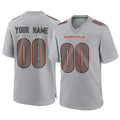 Odoa Custom C.Bengals Gray Atmosphere Fashion Game Any Name & Numbers Stitched Jerseys