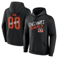 Odoa Custom C.Bengals Gray Big & Tall Team Authentic Custom Hoodie Stitched Jerseys