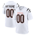 Odoa Custom C.Bengals White Game Stitched Jerseys