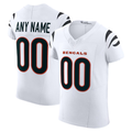 Odoa Custom C.Bengals White Vapor F.U.S.E. Elite Stitched Jerseys