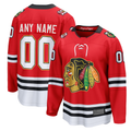 Odoa Custom C.Blackhawks Red Centennial Breakaway Jerseys