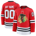 Odoa Custom C.Blackhawks Red Centennial Premium Jerseys
