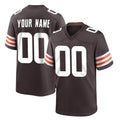 Odoa Custom C.Browns Brown Home Game Any Name & Numbers Stitched Jerseys