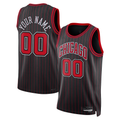 Odoa Custom C.Bulls Black Swingman Jerseys - Statement Edition